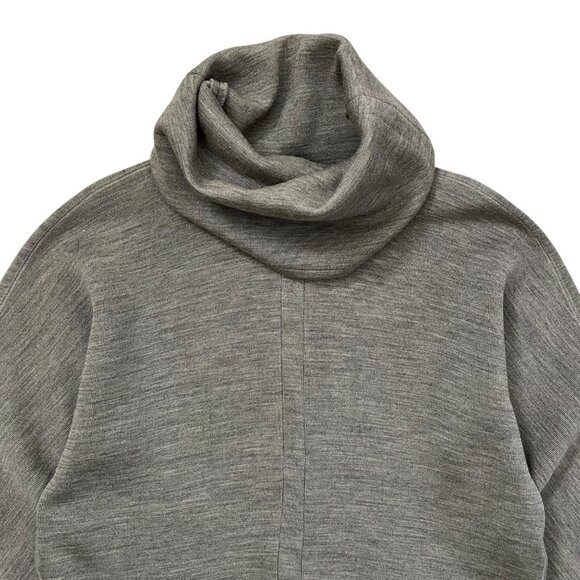 Soft Surroundings Cotswold Wool Blend Cowl Neck Pullover Tunic Sweater Gray S - Picture 5 of 11